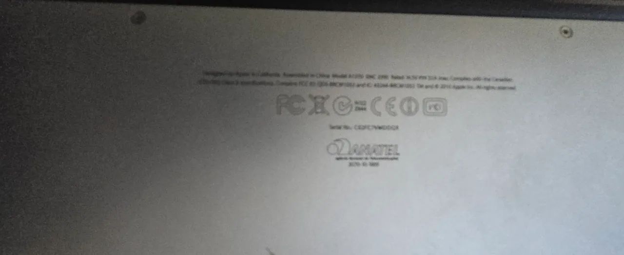 MacBook Air em Alumínio,bateria em condições boas,2010 11 polegadas na caixa . Único dono. - Foto 5