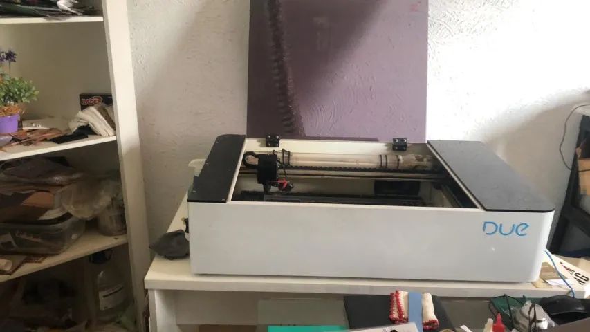 MÁQUINA LASER DUE FLOW CO? 45W COMPLETA - PRONTA PARA PRODUÇÃO - Foto 3