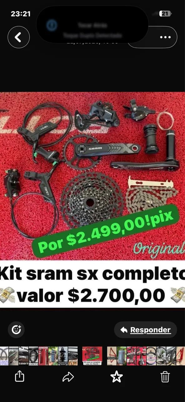 Grupo sram sx 12/v completo 
