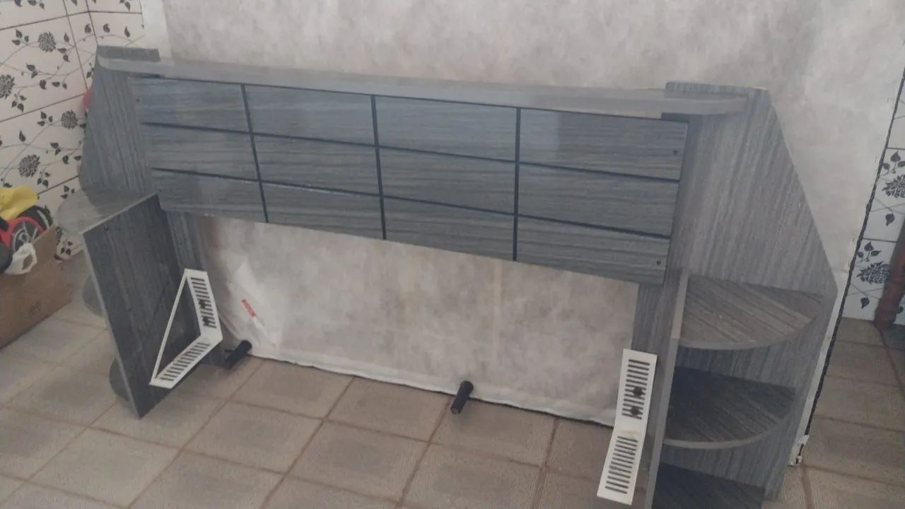 Cama boxe  casal  com  cabeceira 
