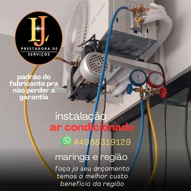 instalação de ar condicionado maringa e região