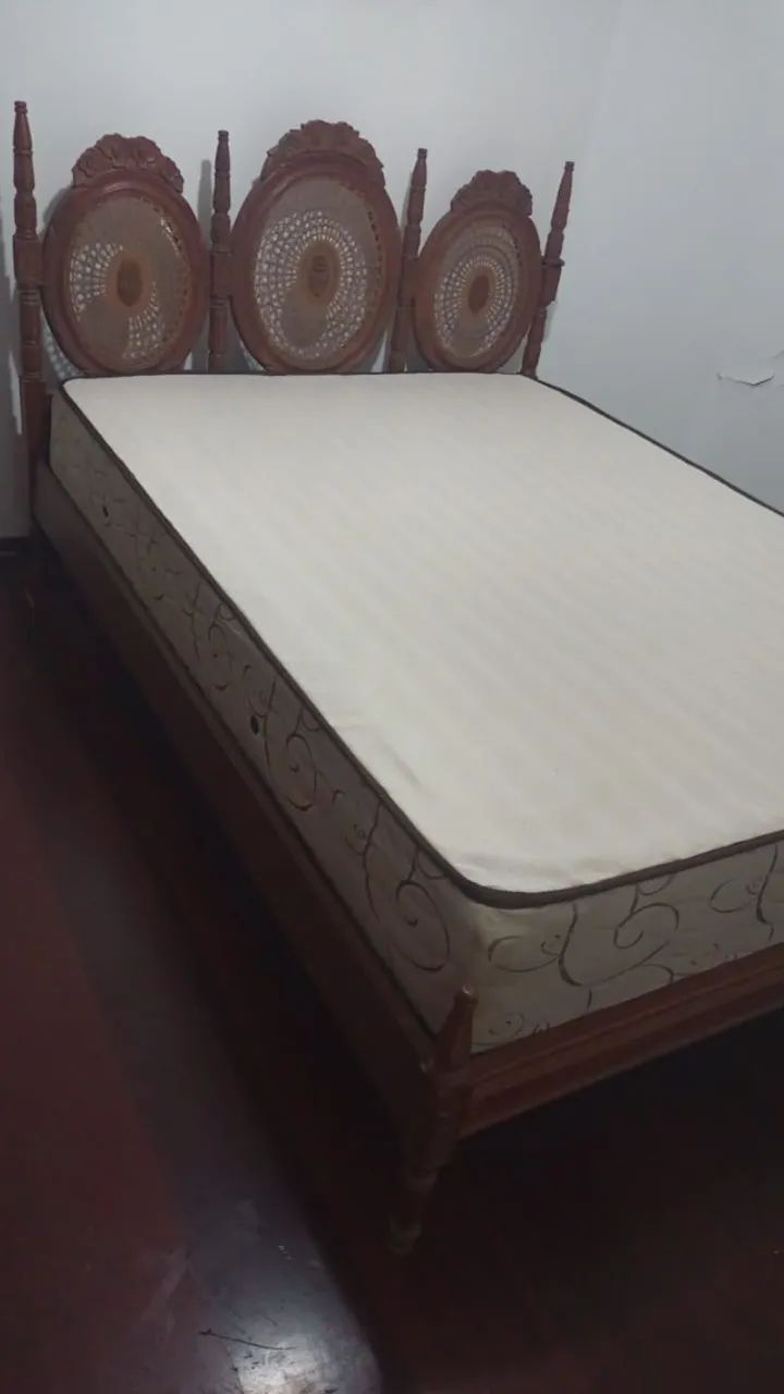 Cama + colchão Ortobom  - Foto 4