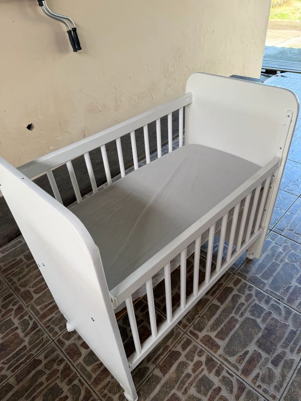 Mini berço + colchão  - Foto 4