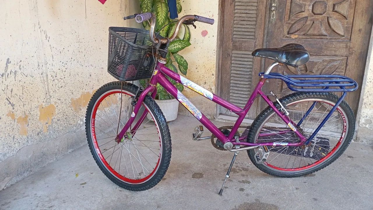 Bicicleta roxa - Foto 2