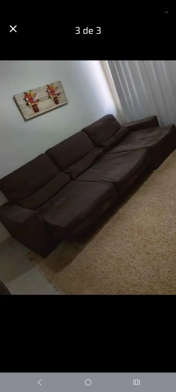 Sofá extensível e reclinável 3mts - Foto 3