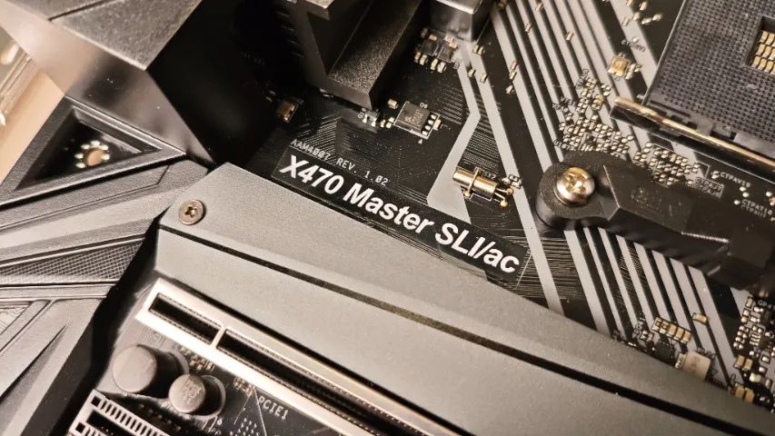 Placa mãe AM4 AsRock X470 Master SLI/ac - Foto 2