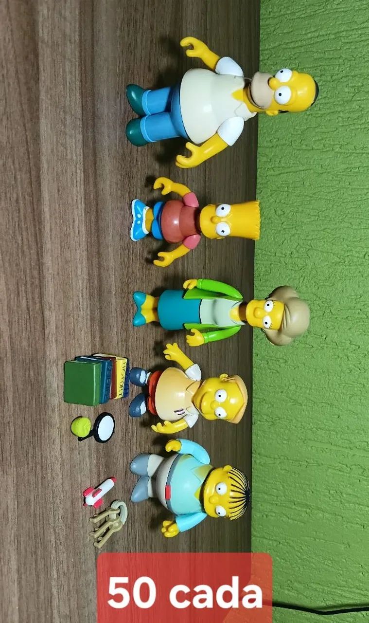 Coleção de Bonecos Os Simpsons Playmates Longjump - Foto 3