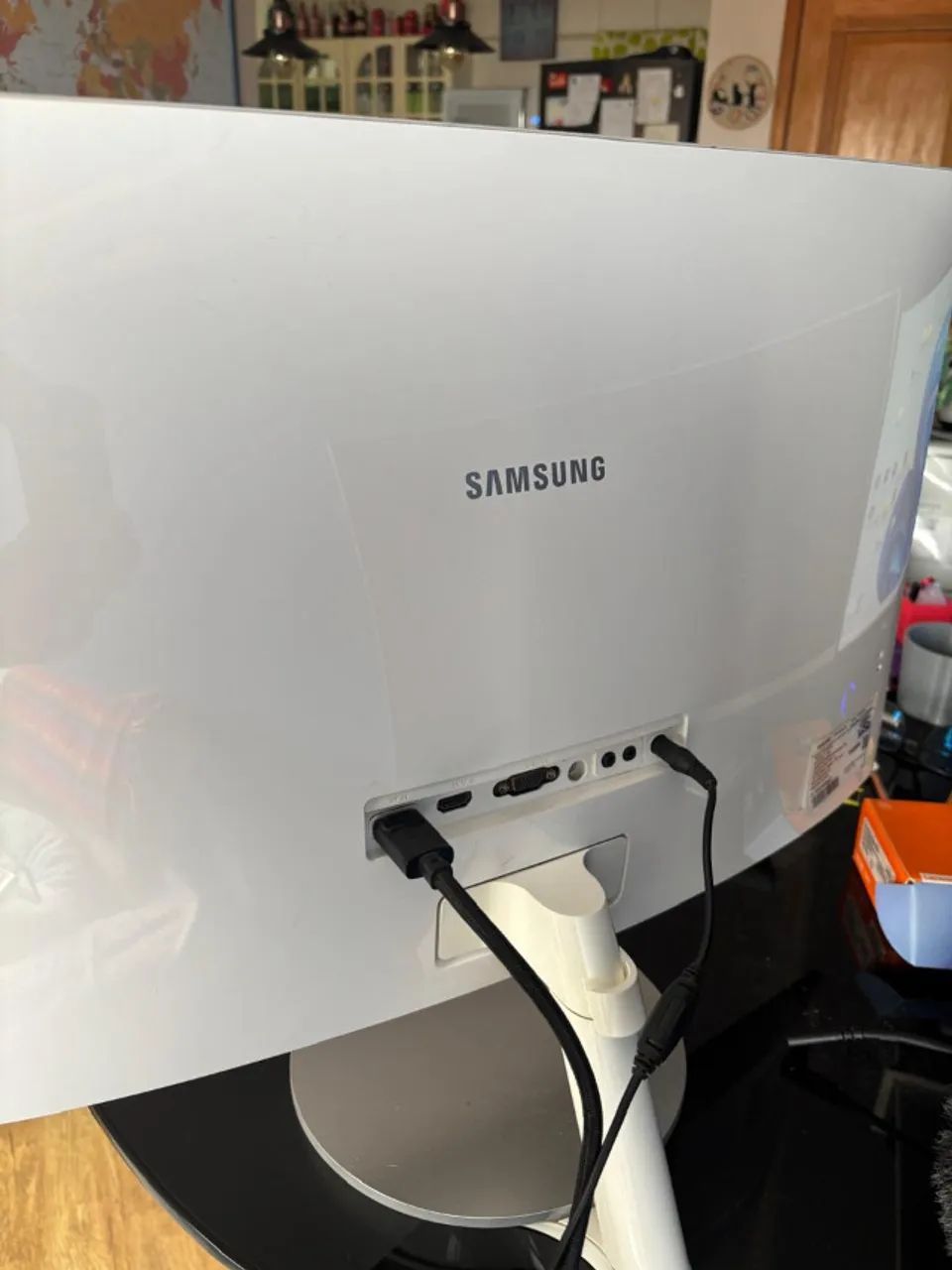 2 monitores samsung 27 polegadas ,curvo R$ 300,oo os dois - Foto 3