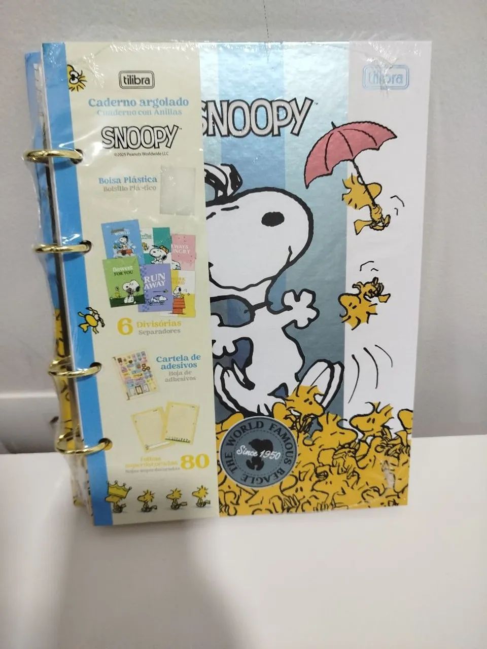 Caderno argolado Snoopy 65049001123843120