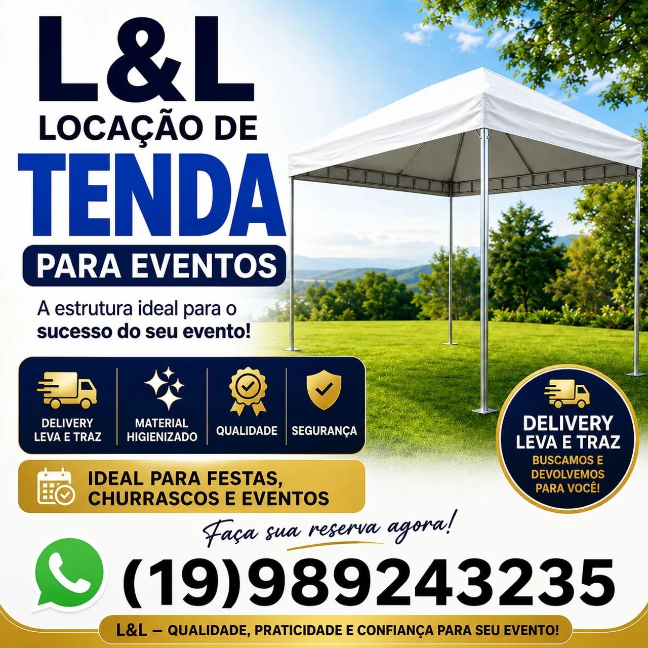 Locação de tenda 