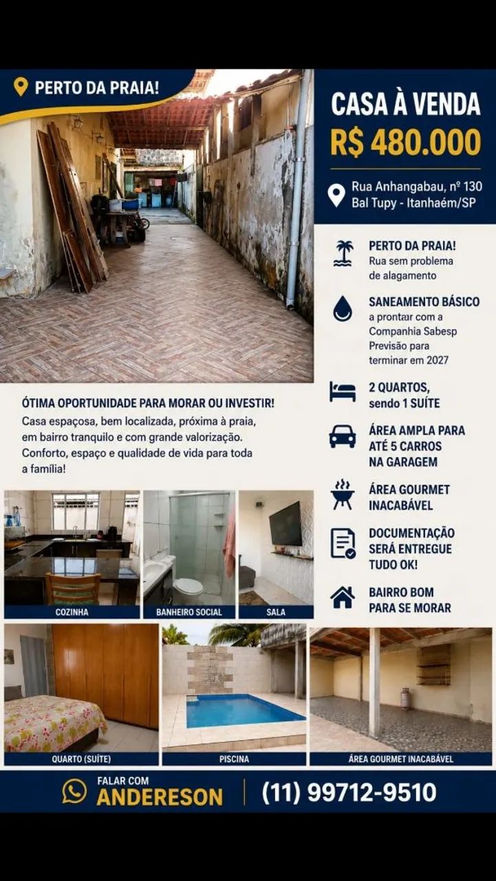 Casa Nanci Praia- Itanhaém 