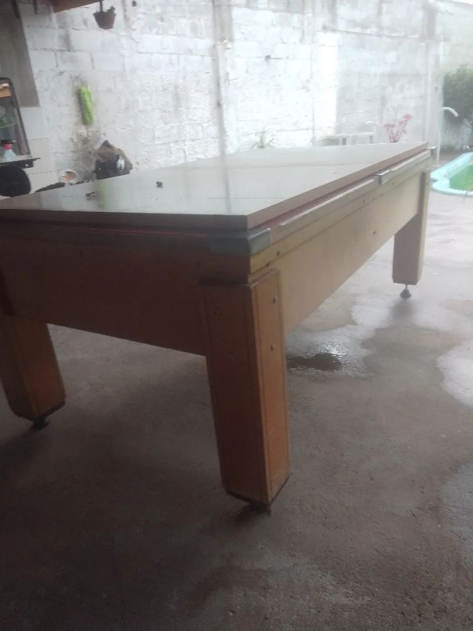 Vem de uma mesa de bilhar com ficha