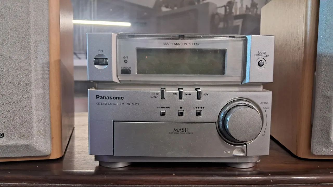 Micro system Panasonic SC-PM03, um micro system compacto com unidade  - Foto 5