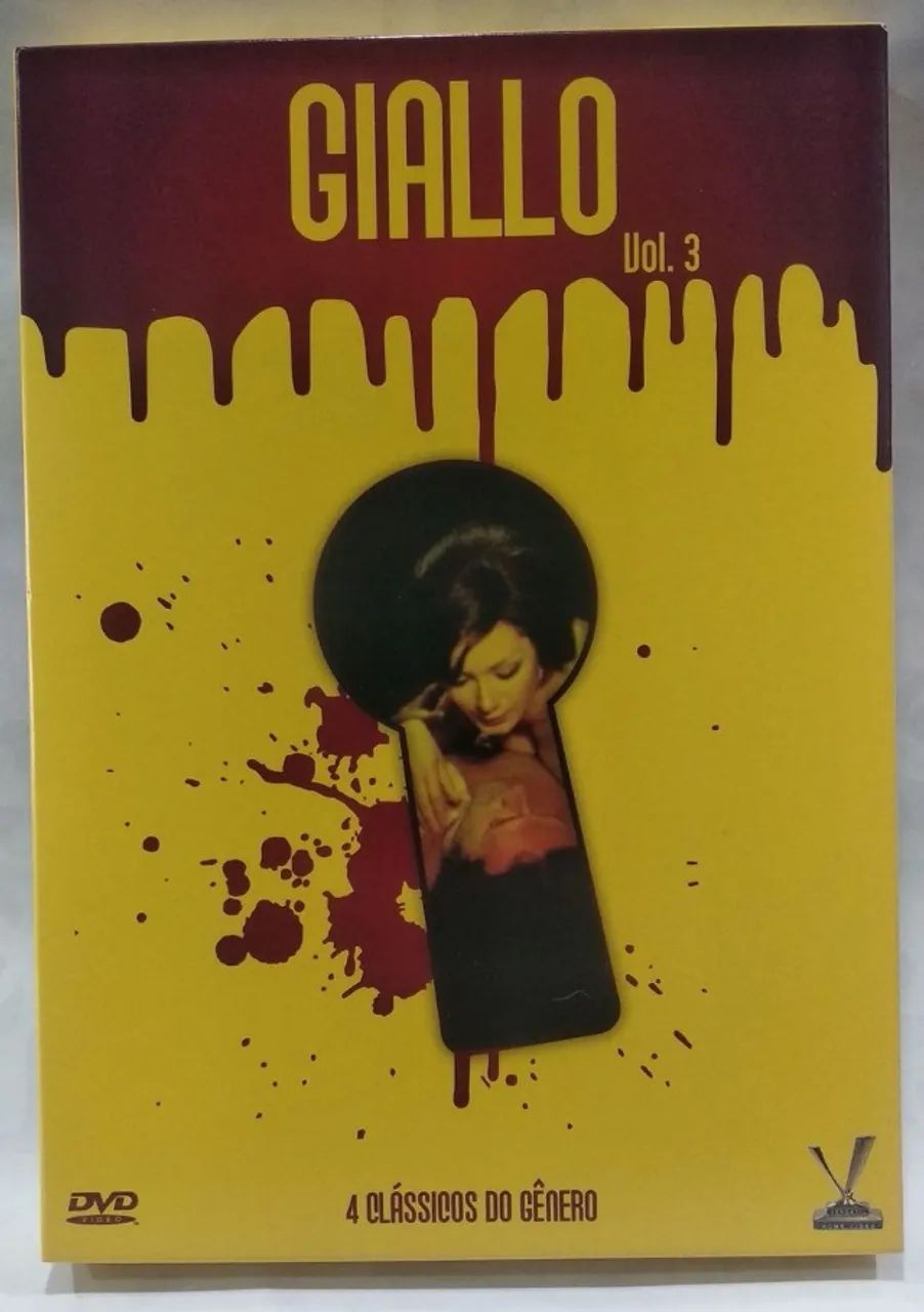 DVD Giallo vol 3 Versatil 4 clássicos