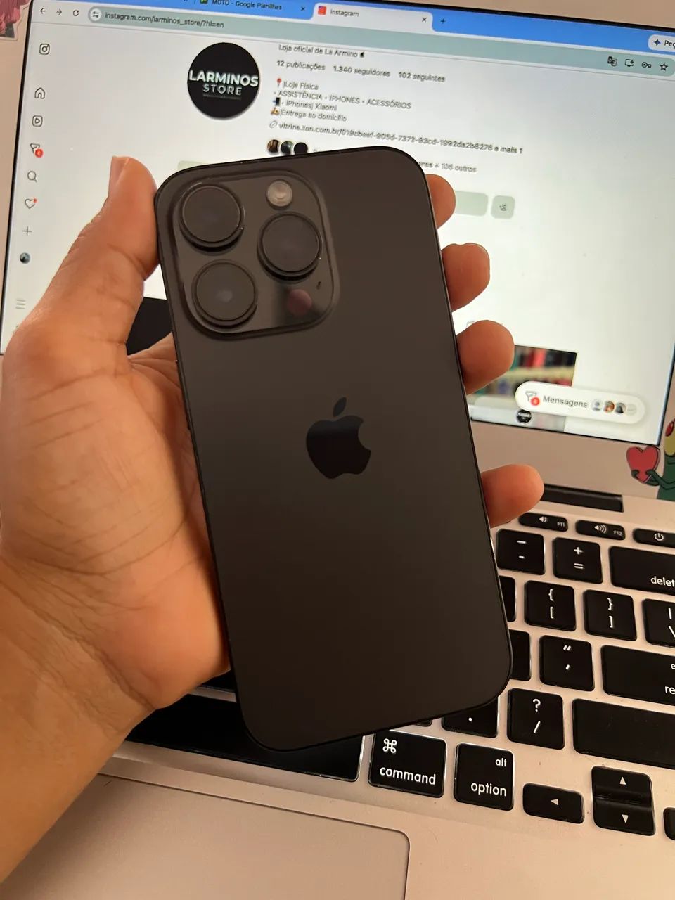 IPHONE 14 pro 128GB ( cabo + capa +pelicula) - Foto 2