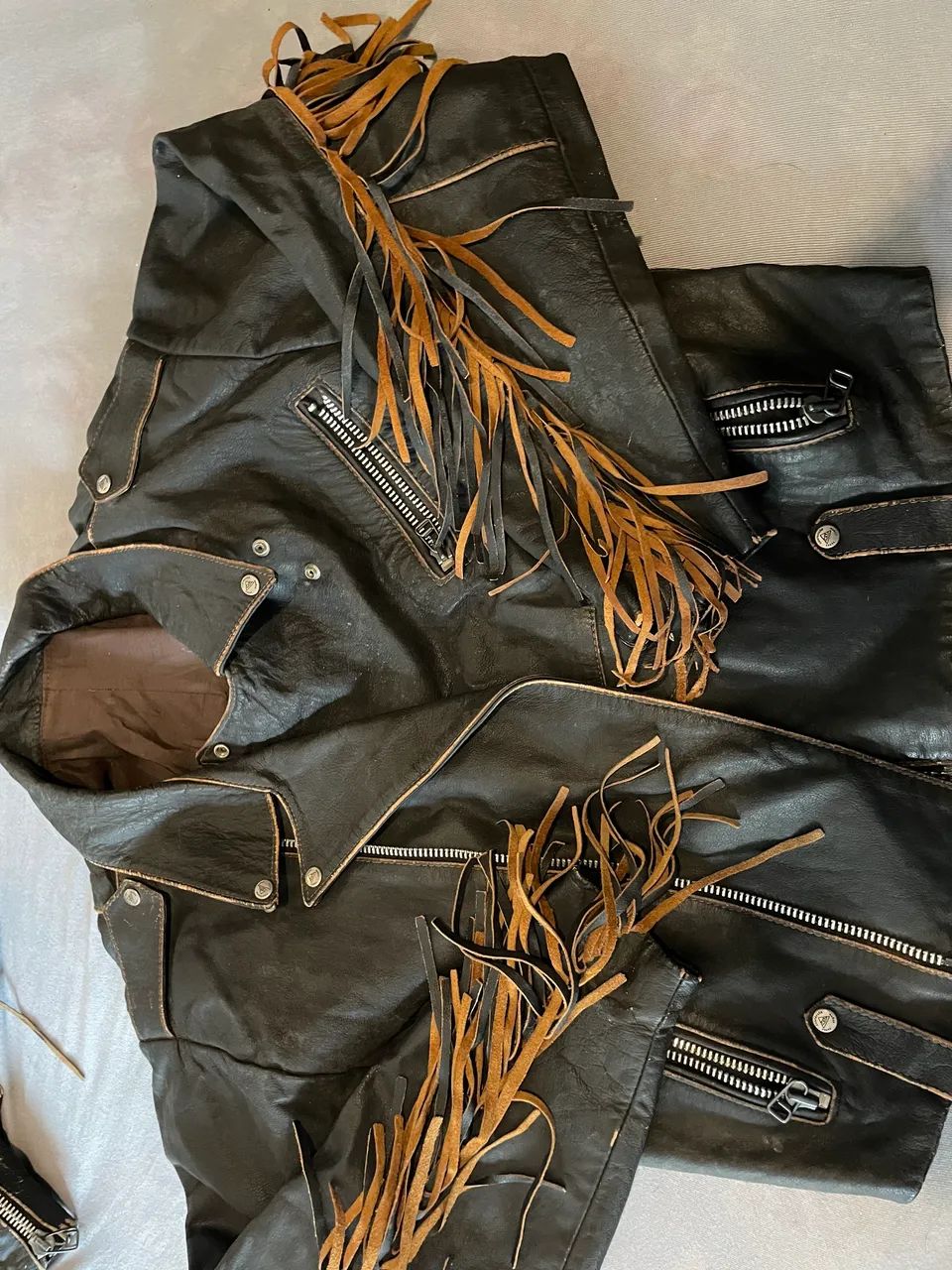 Jaqueta Harley Davidson, Couro, Original  - Foto 2