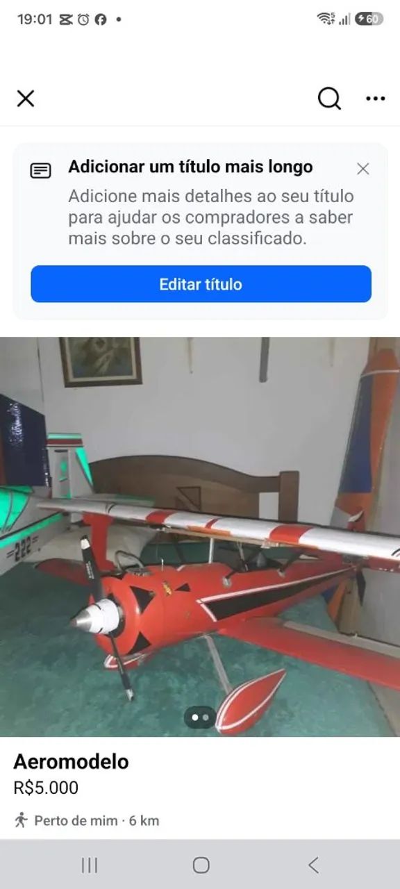 Aeromodelo clássico  - Foto 5