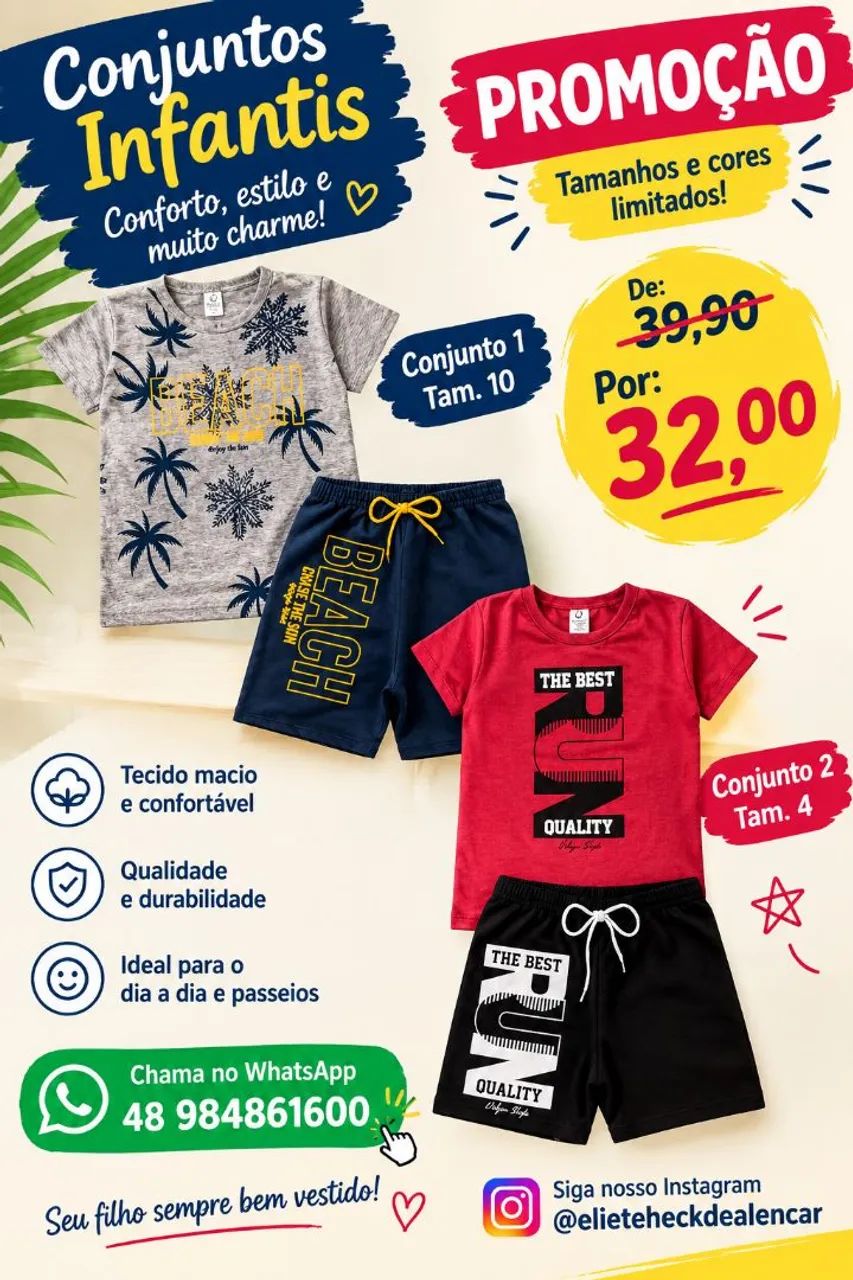 Conjuntos verão meninos  - Foto 2