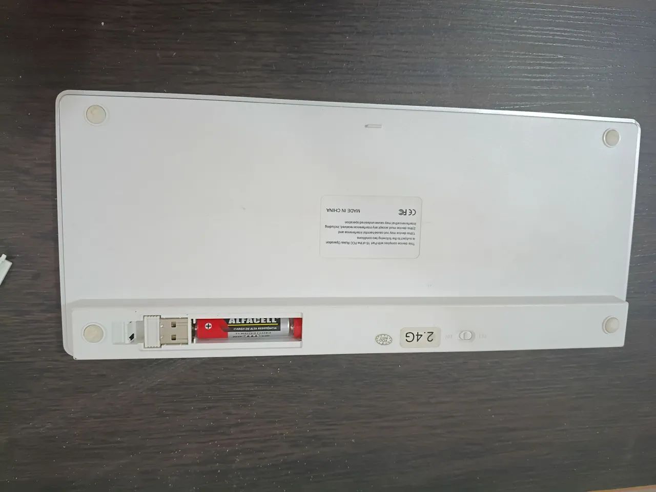 Teclado sem fio branco  - Foto 3