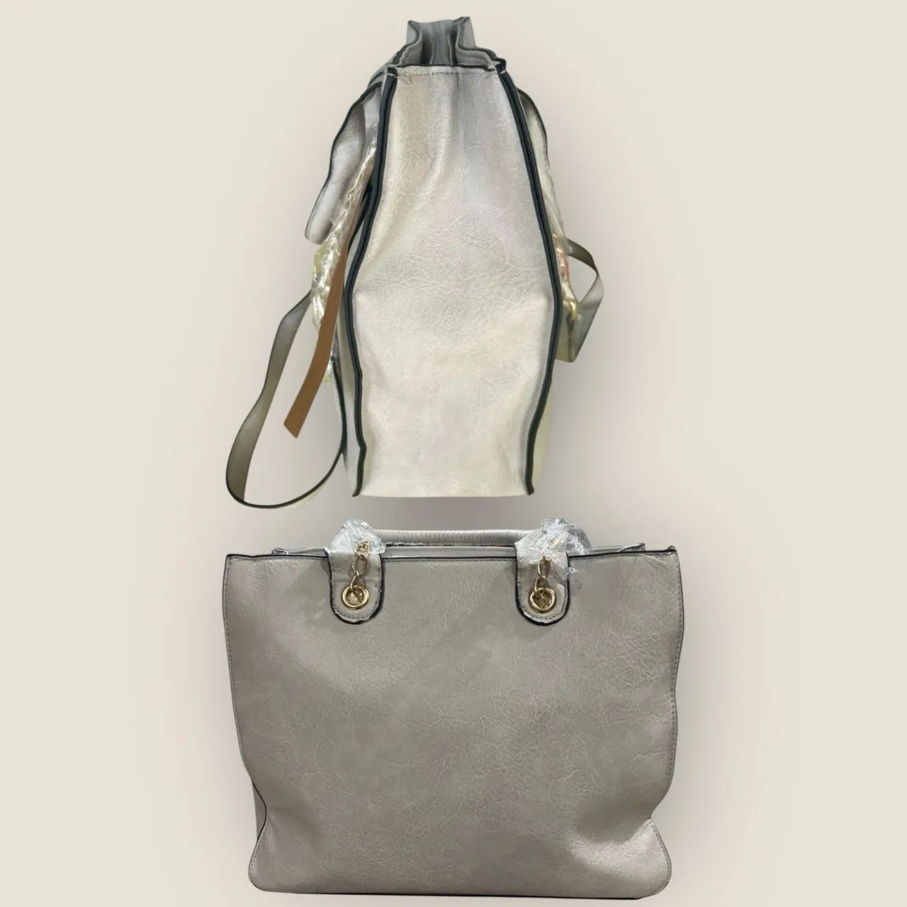 Bolsa nova feminina branca - estilo e versatilidade - Foto 3