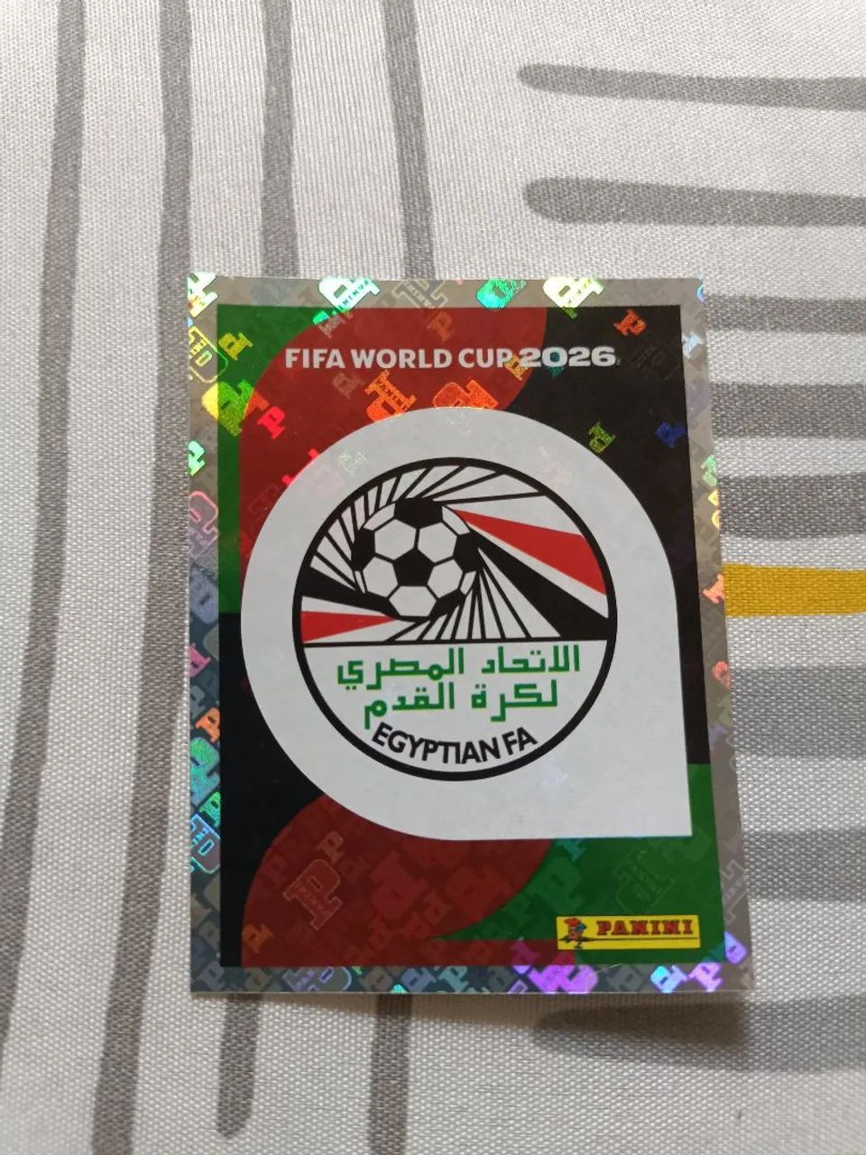 Figurinha copa 2026 escudo Egito 