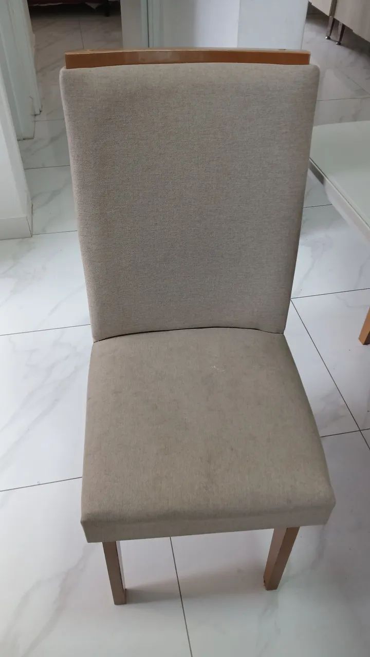 Mesa laqueada com 6 cadeiras - Foto 4