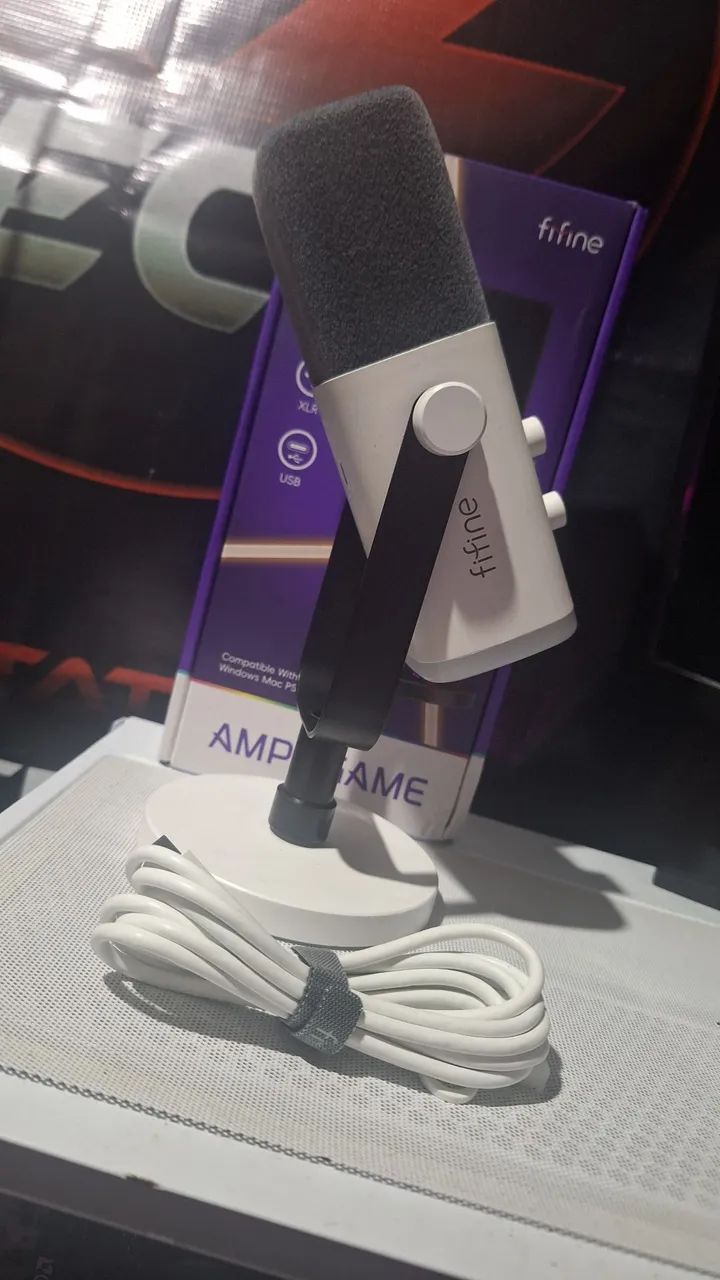 Microfone - Fifine AM8 Branco