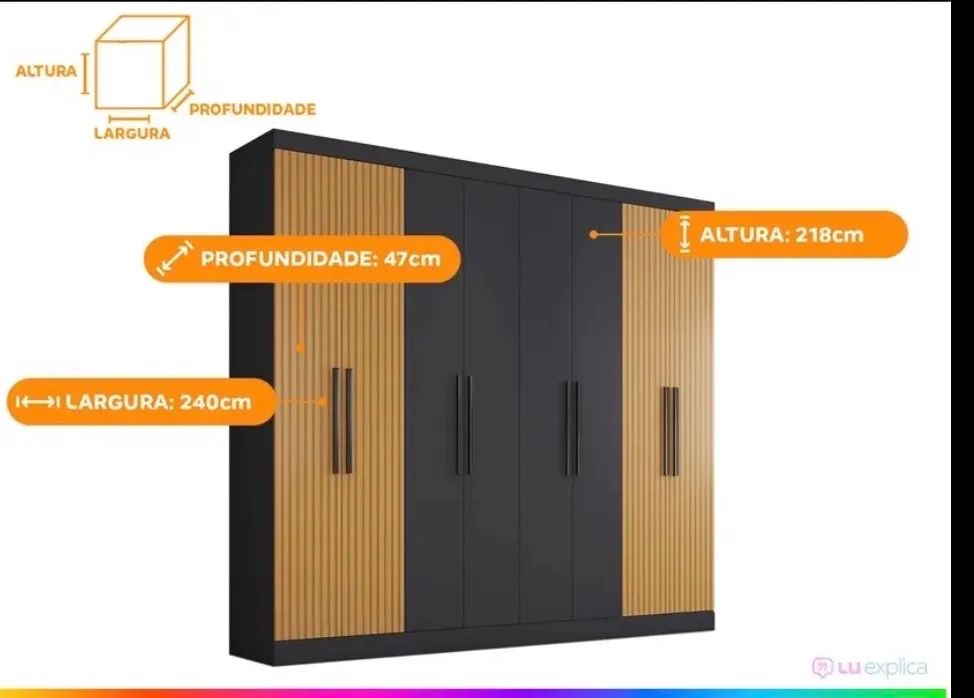 Guarda roupa casal  - Foto 3