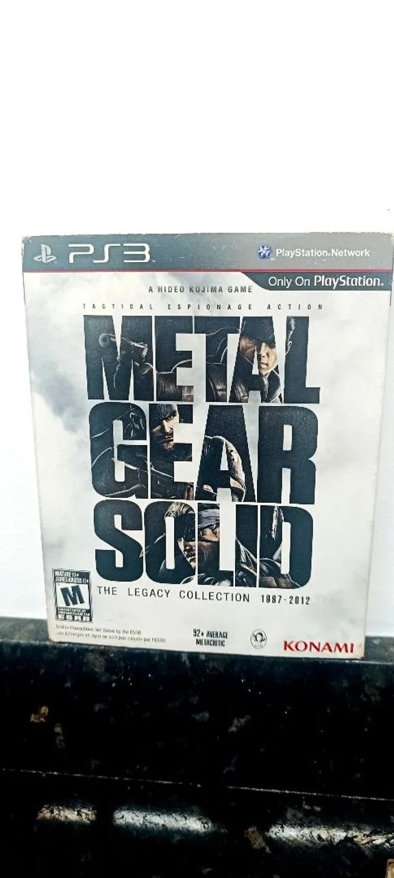 Metal Gear Solid Legacy Collection PS3 completo
