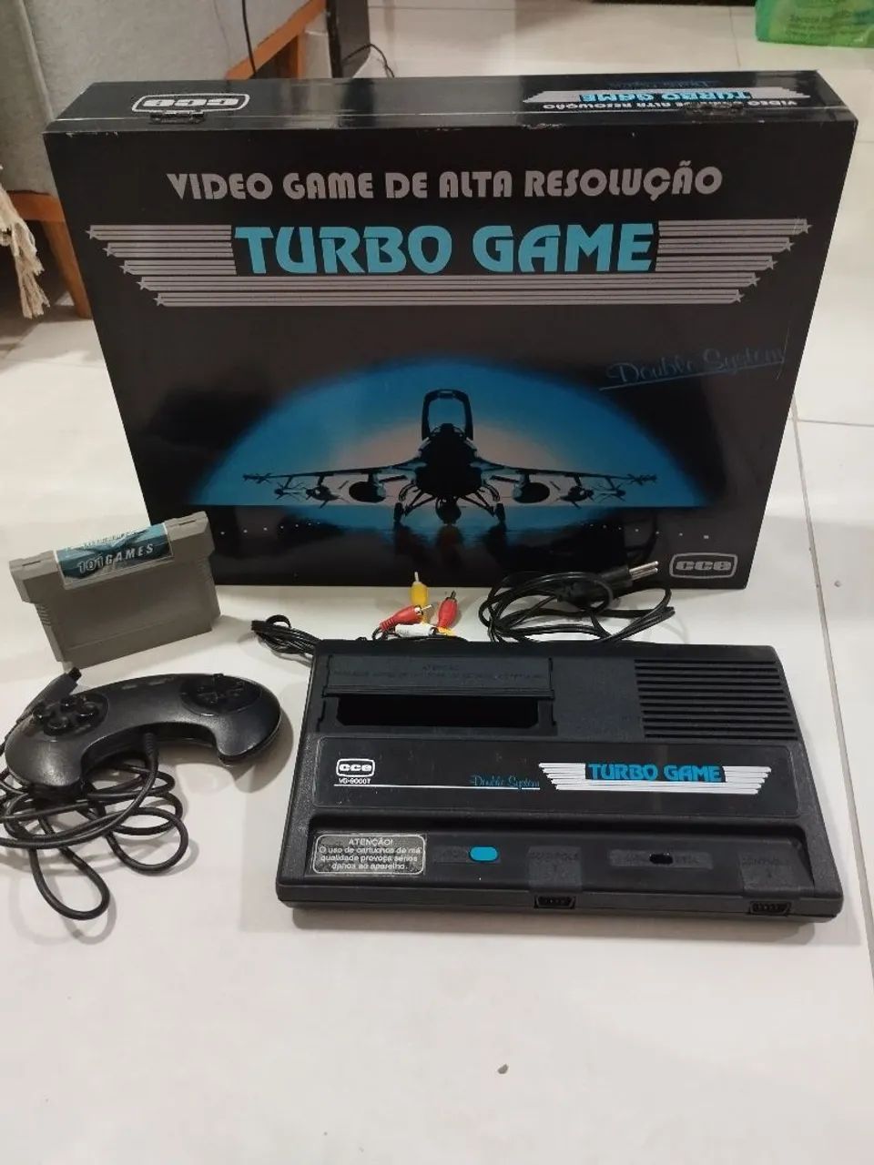 Console Turbo Game CCE Double System perfeito - Foto 5
