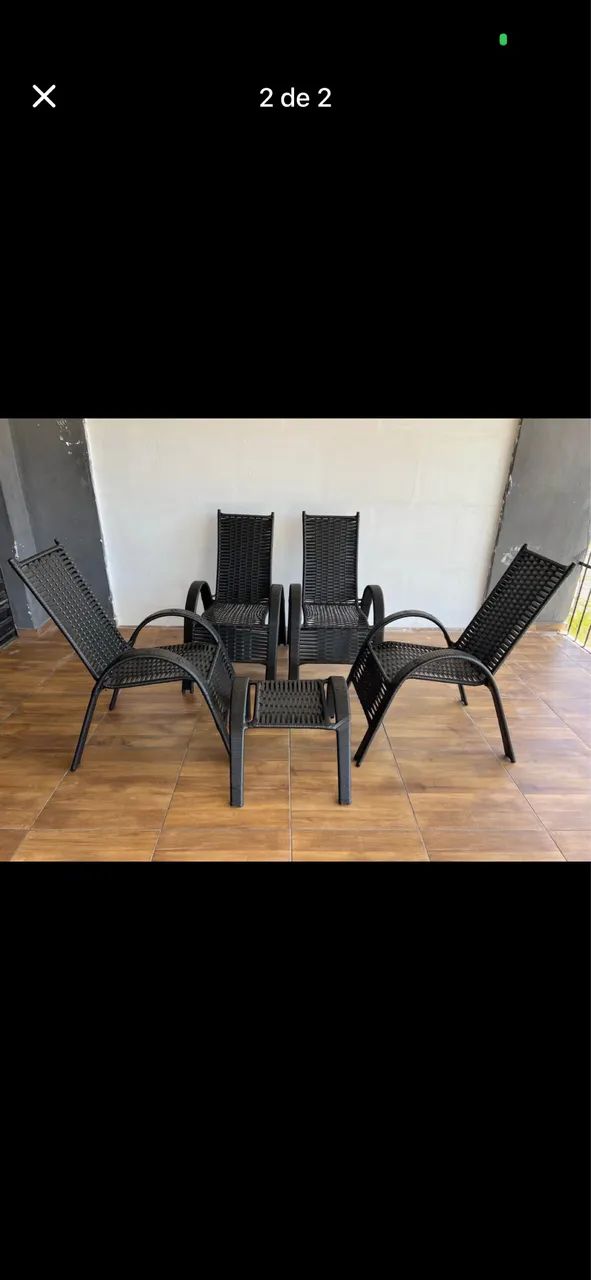 Conjunto de terraço fibra  - Foto 3