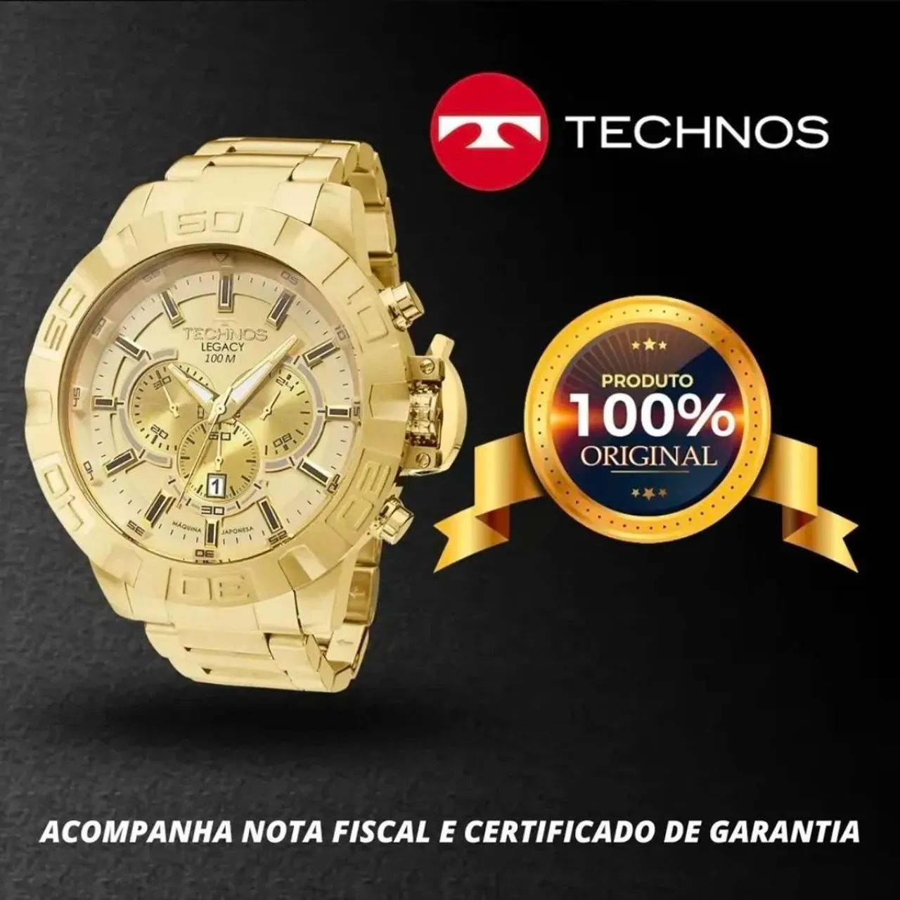 Relógio Technos Masculino Classic Legacy Js25ba 4x - Foto 3