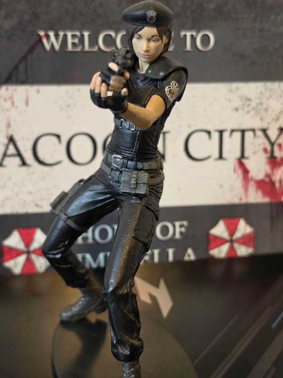 Jill valentine black neca resident evil action figures rara  - Foto 2