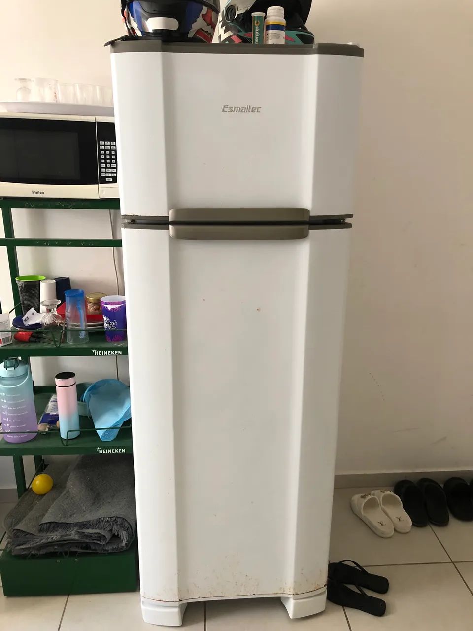 geladeira para retirada de peças 