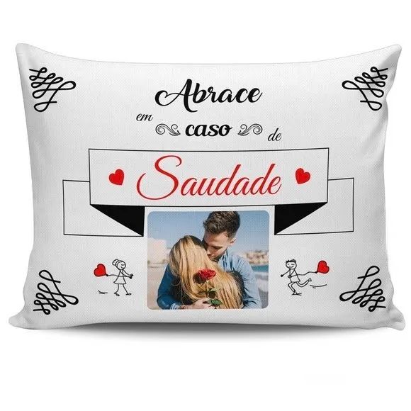 Capa de Almofada Personalizada 20x30 cm Com foto, nome, tema a escolher - Foto 4