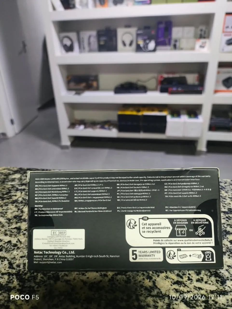 SSD NVMe M.2 Netac NV3000 250GB - Foto 2
