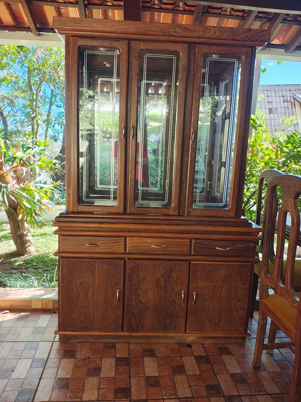 CRISTALEIRA E MESA MACIÇA DE SUCUPIRA - Foto 2