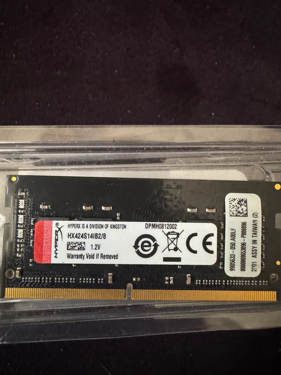 Memória RAM HyperX 8GB DDR4 2400MHz para Notebook - Foto 2