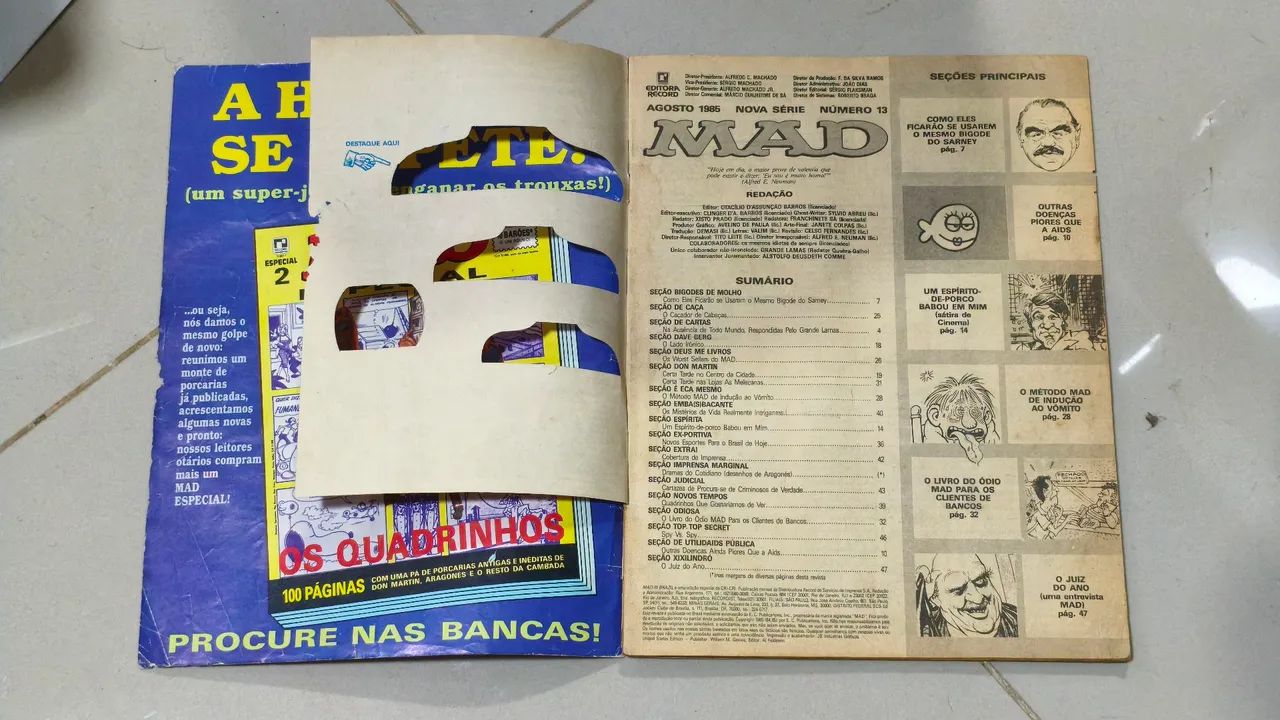 Revista Mad número 13 - Editora Record - anos 80 - Foto 2