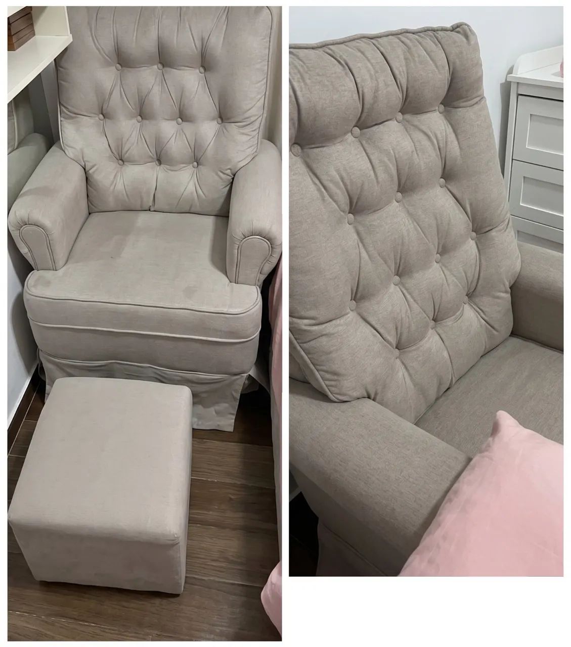 Poltrona de Balanço com Puff  - Foto 2