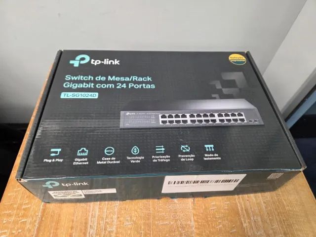 Switch 24 Portas Gigabit 10/100/1000 Mbps TP-Link TL-SG1024D - Foto 5