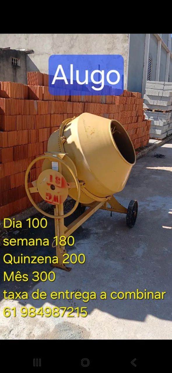Aluguel de Betoneira 