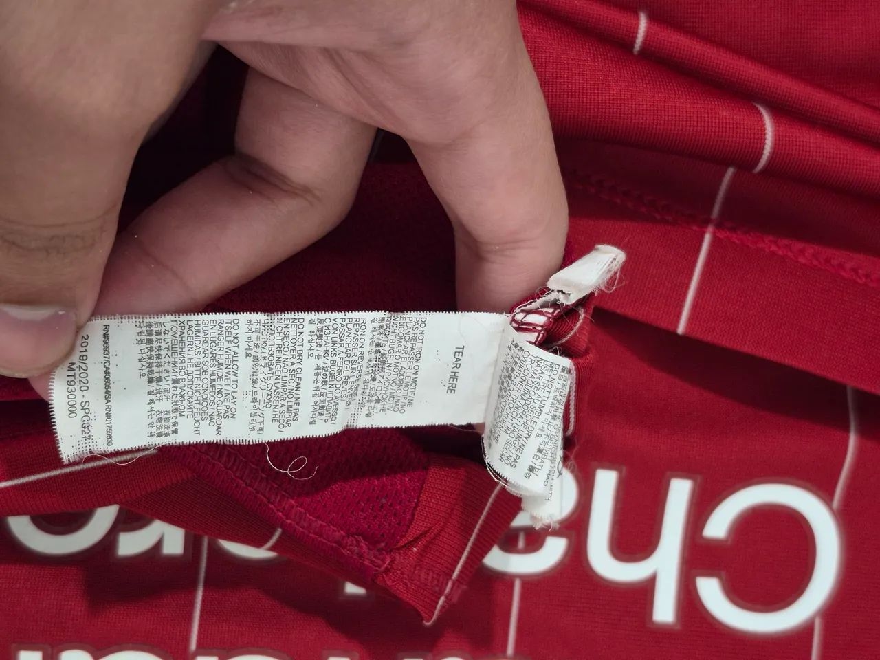 Camisa liverpool M 19/20 original - Foto 4
