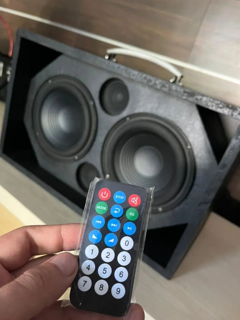 Caixa de Som Amplificada 600wRMS Bluetooth, Pen Drive, Aux