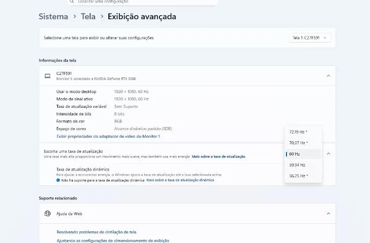 2 monitores samsung 27 polegadas ,curvo R$ 300,oo os dois - Foto 2
