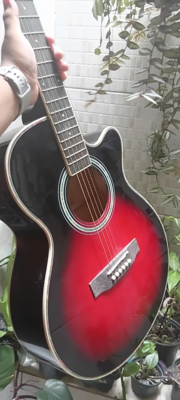 Violão Elétrico Bravo TF200 Aço (0.11) - Foto 2