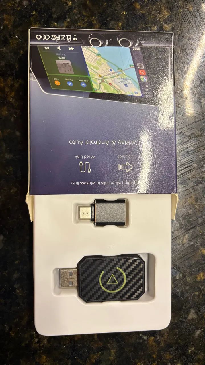 Adaptador Carplay /Android Auto Wireless Sem Fio - Peças para