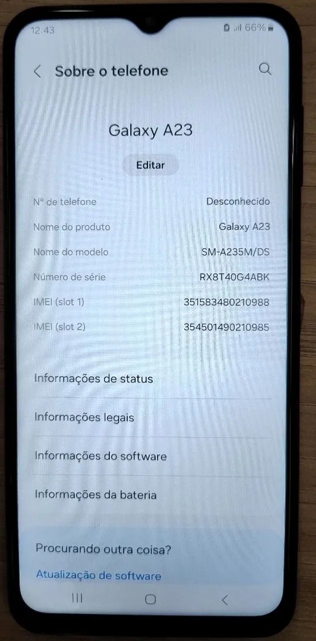 Samsung A23 em bom estado  - Foto 3