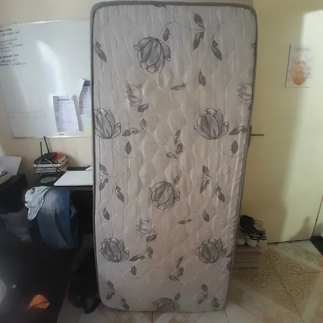 Base cama Solteiro com 2 colchões - Foto 3
