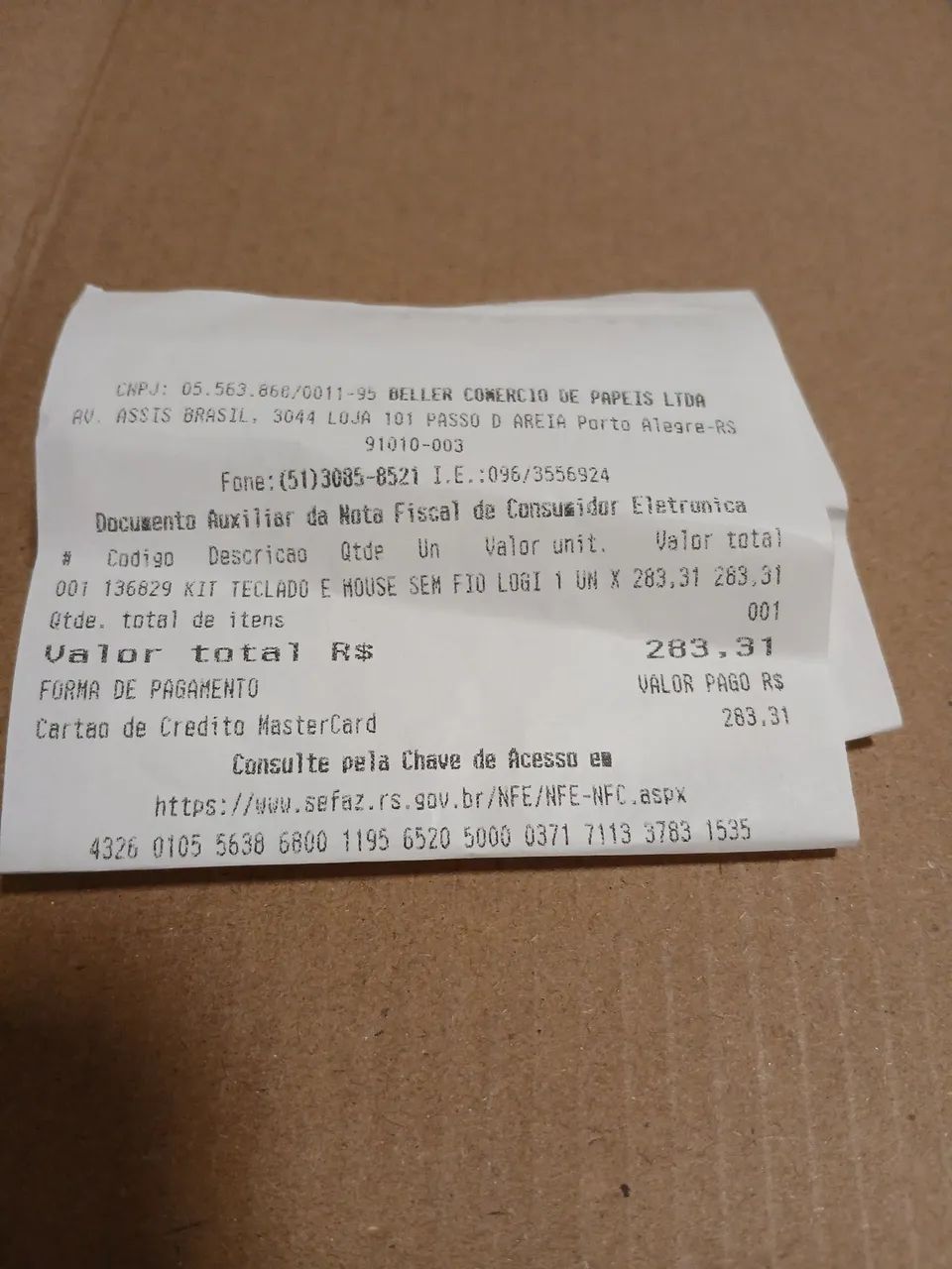 Kit teclado e Mouse sem fio Slim428513006359029765